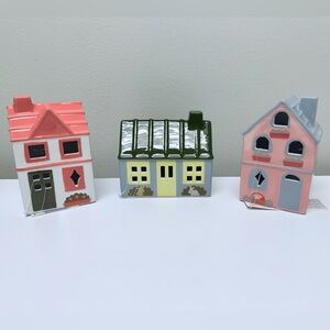 New Full Set of 3 LED Ceramic Easter Houses Target Bullseye Playground 2026